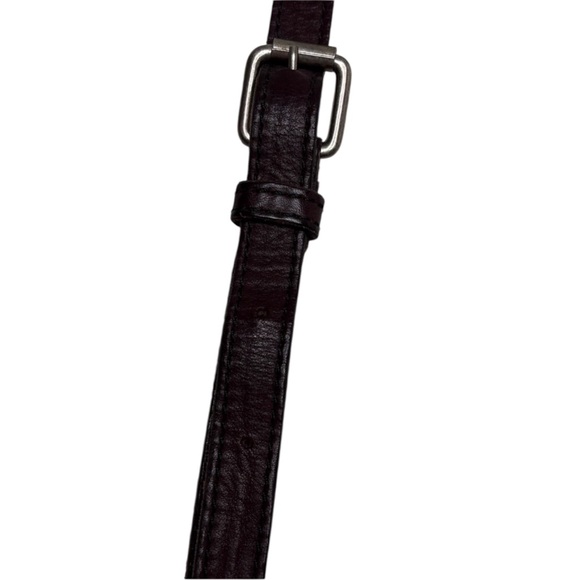 Frye Cara Red Brown Leather Crossbody Saddle Bag BLEMISH - Picture 3 of 8